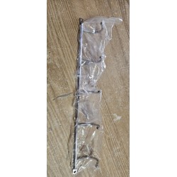 SKOP vešalica za garderober, aluminijum, 34x6x3 cm | Outlet BGD