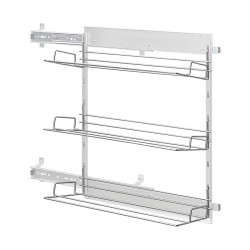 SKOP izvlačiva polica za cipele za garderober, aluminijum, 36x62x47 | Outlet BGD