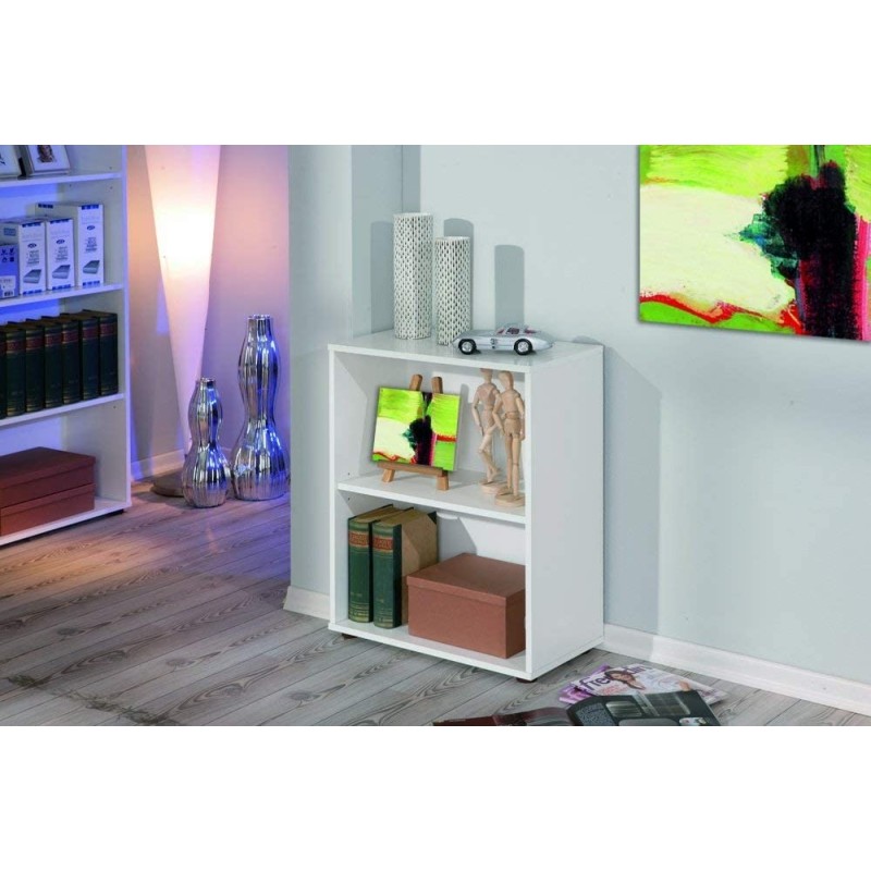 Interlink polica, 2 nivoa, bela, 60x75x30 cm | Outlet BGD