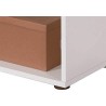 Interlink polica, 2 nivoa, bela, 60x75x30 cm | Outlet BGD
