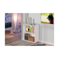 Interlink polica, 2 nivoa, bela, 60x75x30 cm | Outlet BGD