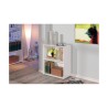 Interlink polica, 2 nivoa, bela, 60x75x30 cm | Outlet BGD