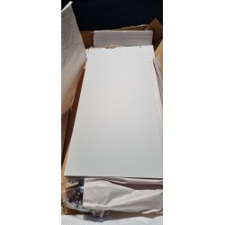 Interlink polica, 2 nivoa, bela, 60x75x30 cm | Outlet BGD
