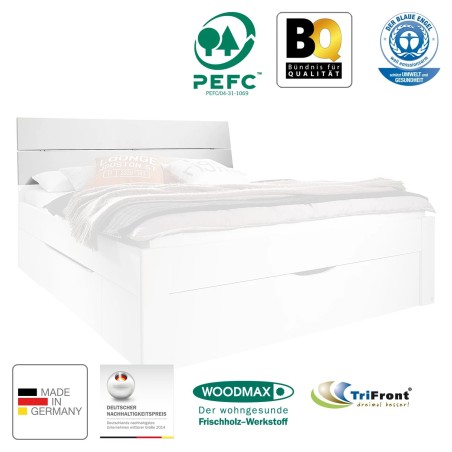 Rauch Scala II uzglavlje kreveta, alpsko bela, širina 185 cm | Outlet BGD