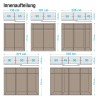 Rauch polica 88x1.6x48 cm za garderober dubine 62 cm | Outlet BGD