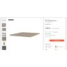Rauch polica 88x1.6x48 cm za garderober dubine 62 cm | Outlet BGD