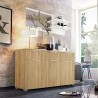 Rauch Alabama komoda, Sonoma hrast, 140x81x42 cm | Outlet BGD