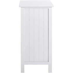 Haku Mobel komodica, bela, drvo masiv/MDF, 30 x 30 x 64 cm | Outlet BGD