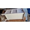 Haku Mobel komodica, bela, drvo masiv/MDF, 30 x 30 x 64 cm | Outlet BGD