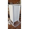 Haku Mobel komodica, bela, drvo masiv/MDF, 30 x 30 x 64 cm | Outlet BGD