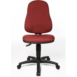 TopStar Point 60 radna stolica, bordo, 54x47x97 - 107 cm  | Outlet BGD