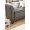 GFW Verona Window Seat, veštačka koža, braon, 120x45x60 cm | Outlet BGD