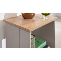 GFW Kendal stočić za lampu, siva, 45 x 38.5 x 46.5 cm | Outlet BGD
