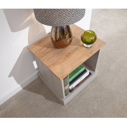 GFW Kendal stočić za lampu, siva, 45 x 38.5 x 46.5 cm | Outlet BGD