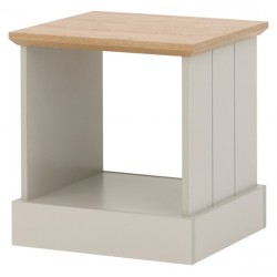 GFW Kendal stočić za lampu, siva, 45 x 38.5 x 46.5 cm | Outlet BGD