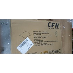 GFW Kendal stočić za lampu, siva, 45 x 38.5 x 46.5 cm | Outlet BGD