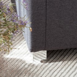 Fotelja Carmen, tkanina, siva, 63 x 70.5 x 64 cm | Outlet BGD