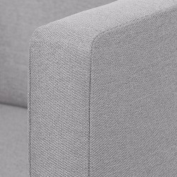 Fotelja Carmen, tkanina, siva, 63 x 70.5 x 64 cm | Outlet BGD