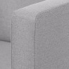 Fotelja Carmen, tkanina, siva, 63 x 70.5 x 64 cm | Outlet BGD