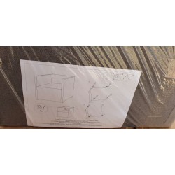 Fotelja Carmen, tkanina, siva, 63 x 70.5 x 64 cm | Outlet BGD