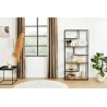 Lifa Living Saint - Tropez otvorena polica, crna/prirodna | Outlet BGD