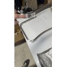 Robas Lund Artos cappuccino stolica od prave kože sa ramom od brušenog čelika i oštećenom plastikom na jednoj nogici