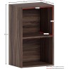 Vida Designs Oxford polica sa 2 kocke, boja oraha, 32x24x54cm | Outlet BGD