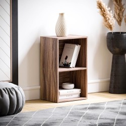 Vida Designs Oxford polica sa 2 kocke, boja oraha, 32x24x54cm | Outlet BGD