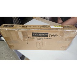 Vida Designs Oxford polica sa 2 kocke, boja oraha, 32x24x54cm | Outlet BGD