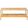 Home Vida polica za cipele, 2 nivoa, kedar, 30x74x26 cm | Outlet BGD
