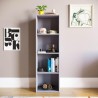 Vida Designs Oxford polica sa 4 kocke, siva, 32x24x106cm | Outlet BGD