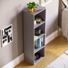 Vida Designs Oxford polica sa 4 kocke, siva, 32x24x106cm | Outlet BGD