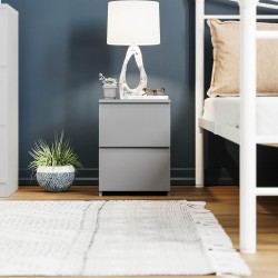 Vida Designs Denver noćni stočić, 40x29.5x29.5 cm, siva | Outlet BGD