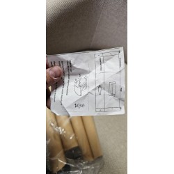Morteens Ida II fotelja, tkanina/beli jasen, bež, 73x73x69cm | Outlet BGD