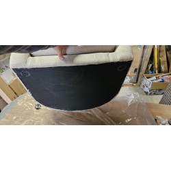 Morteens Ida II fotelja, tkanina/beli jasen, bež, 73x73x69cm | Outlet BGD