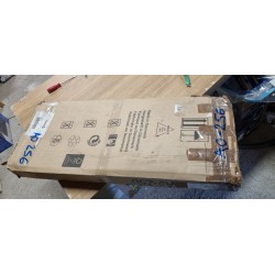 Gaia sanduk, bela, MDF/hrast, 80x50x35 cm | Outlet BGD