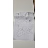 Gaia sanduk, bela, MDF/hrast, 80x50x35 cm | Outlet BGD