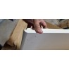 Gaia sanduk, bela, MDF/hrast, 80x50x35 cm | Outlet BGD