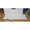 Gaia sanduk, bela, MDF/hrast, 80x50x35 cm | Outlet BGD
