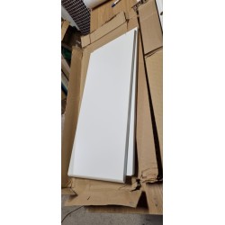 Gaia sanduk, bela, MDF/hrast, 80x50x35 cm | Outlet BGD
