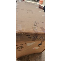 Lindholm komoda/cipelarnik, siva, MDF/hrast, 110x131.5x38cm | Outlet BGD