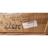 Lindholm komoda/cipelarnik, siva, MDF/hrast, 110x131.5x38cm | Outlet BGD