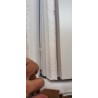 Tenabo komoda/cipelarnik, hrast masiv/MDF, bela, 85x101x40cm | Outlet BGD