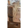 Tenabo komoda/cipelarnik, hrast masiv/MDF, bela, 85x101x40cm | Outlet BGD