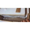 Tenabo komoda/cipelarnik, hrast masiv/MDF, bela, 85x101x40cm | Outlet BGD