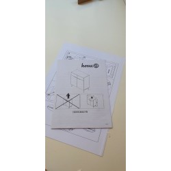 Tenabo komoda/cipelarnik, hrast masiv/MDF, bela, 85x101x40cm | Outlet BGD