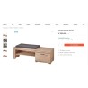 Vandre klupa za hodnik, 140x48x38 cm | Outlet BGD