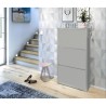 Sanza II cipelarnik, mat svetlo siva, 68x127x25 | Outlet BGD