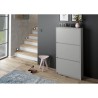 Sanza II cipelarnik, mat svetlo siva, 68x127x25 | Outlet BGD