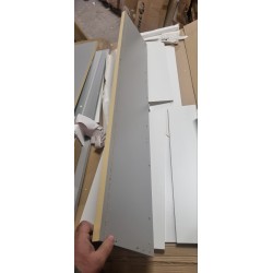 Sanza II cipelarnik, mat svetlo siva, 68x127x25 | Outlet BGD